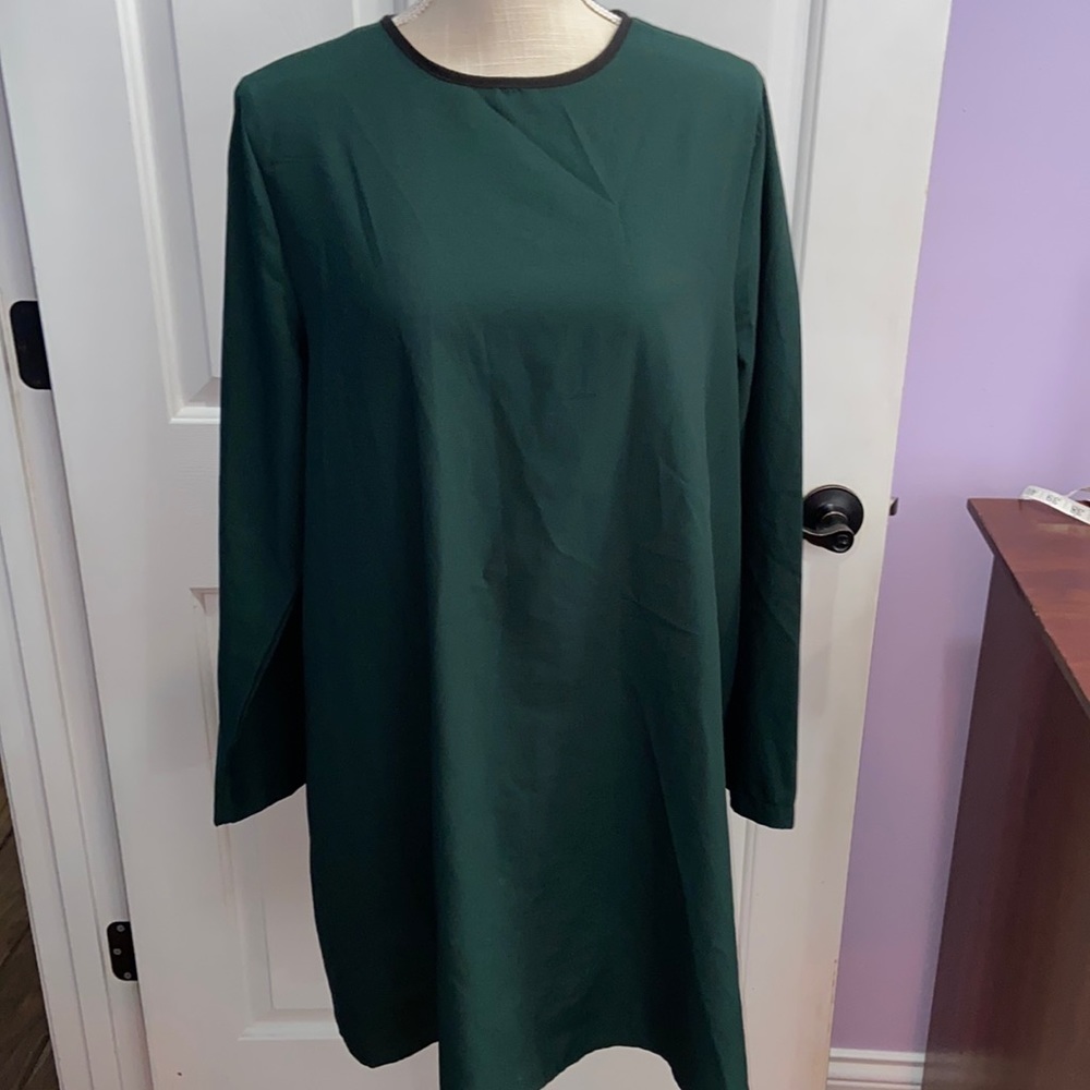Tavin Shift Dress with scarf